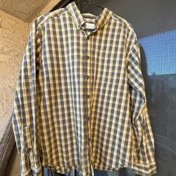 Columbia Sportswear Company Plaid Long Sleeve Size Large 