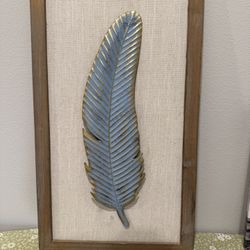 Wall Art Metal Leaf