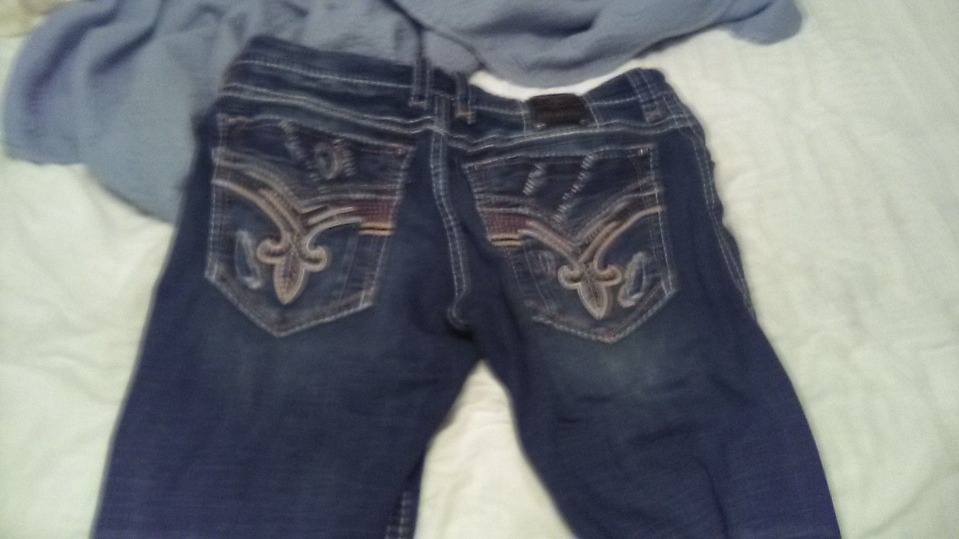 Men's Rock Revival jeans size 40/34 Valko Boot cut