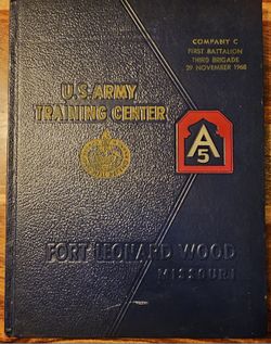 U.S. Army Company C - November 1968 - Fort Leonard Wood, Missouri Yearbook