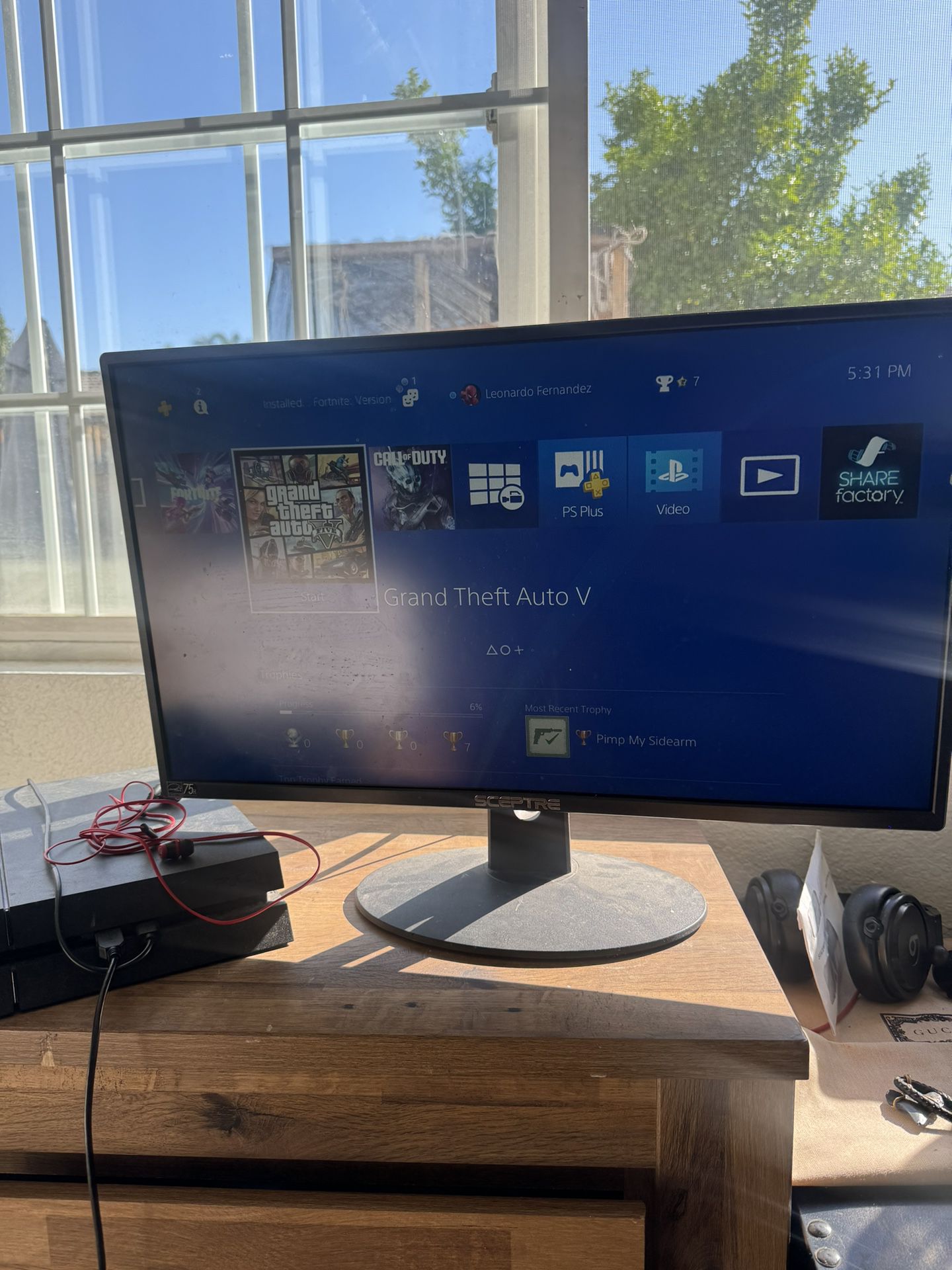 Ps4 W Monitor