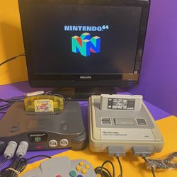 Nintendo 64 And Nintendo Famicon 