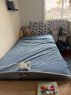 Free gray twin beds