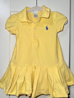 Ralph Lauren Yellow Kids Shirt 3 Months