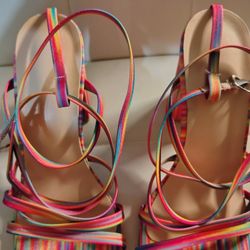 Chunky Strappy Heels *HOT*