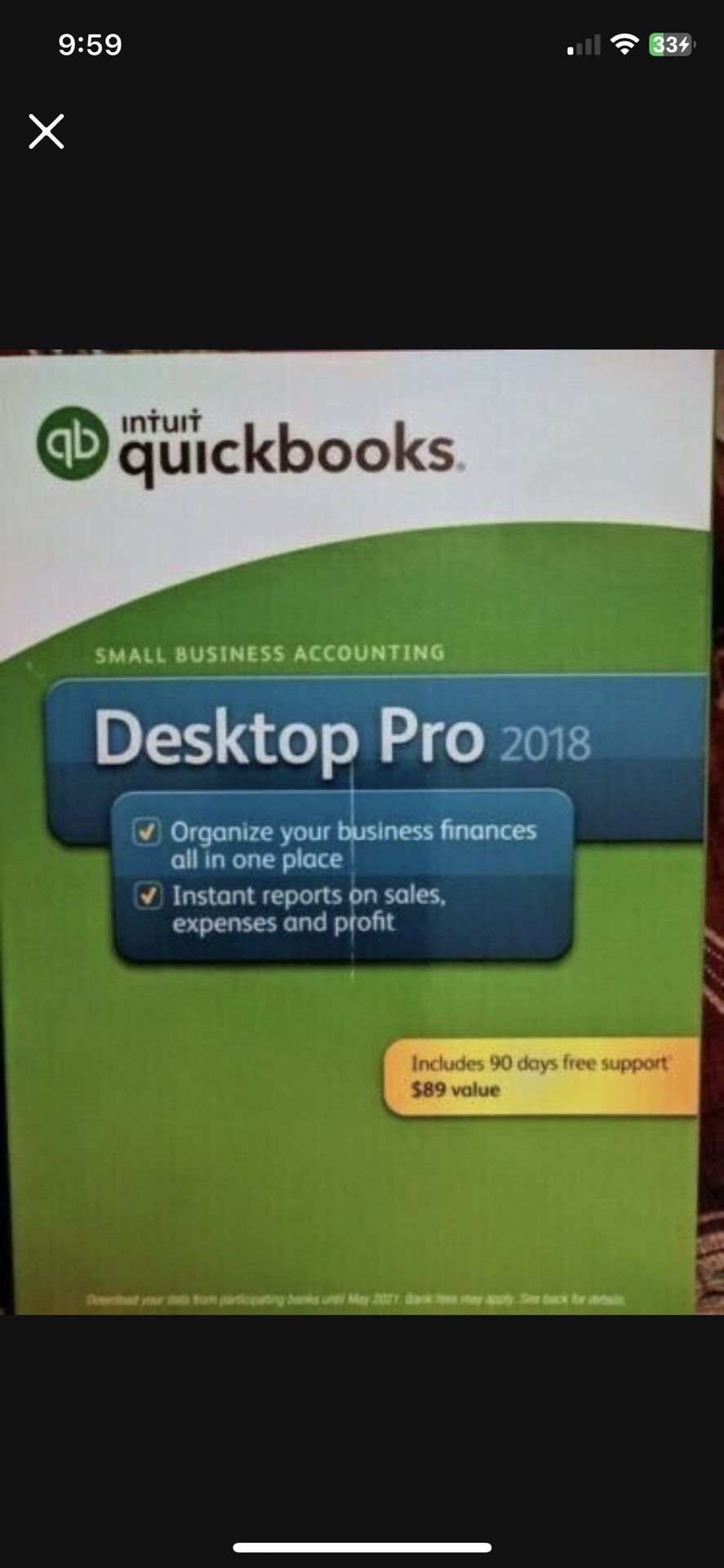 Quickbooks Desktop Pro 2018 Delivery 
