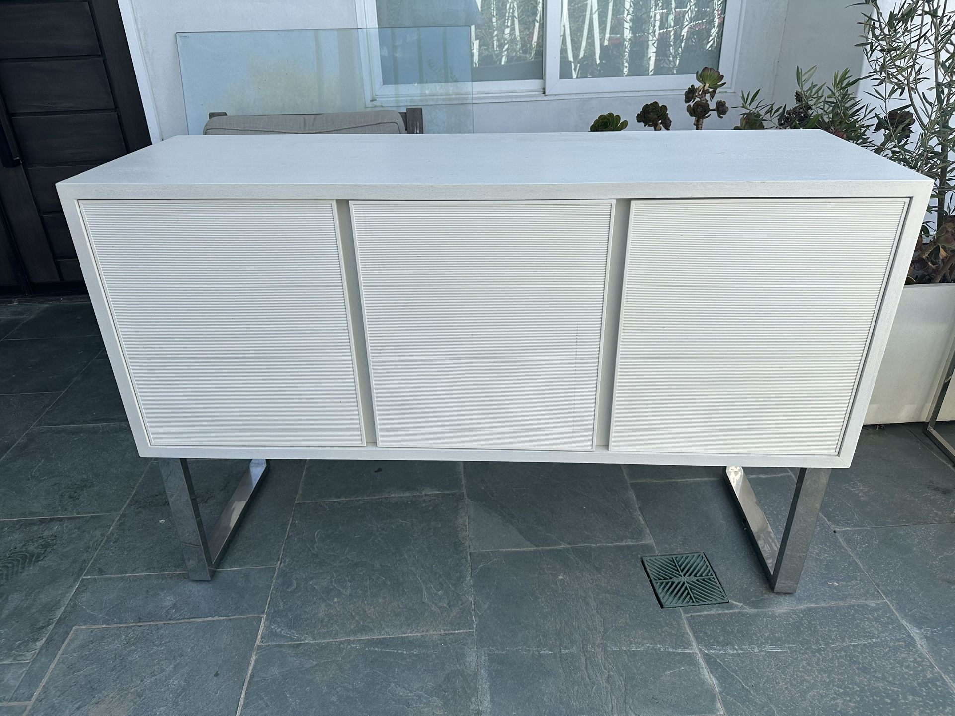 Mitchell Gold + Bob Williams White Buffet  