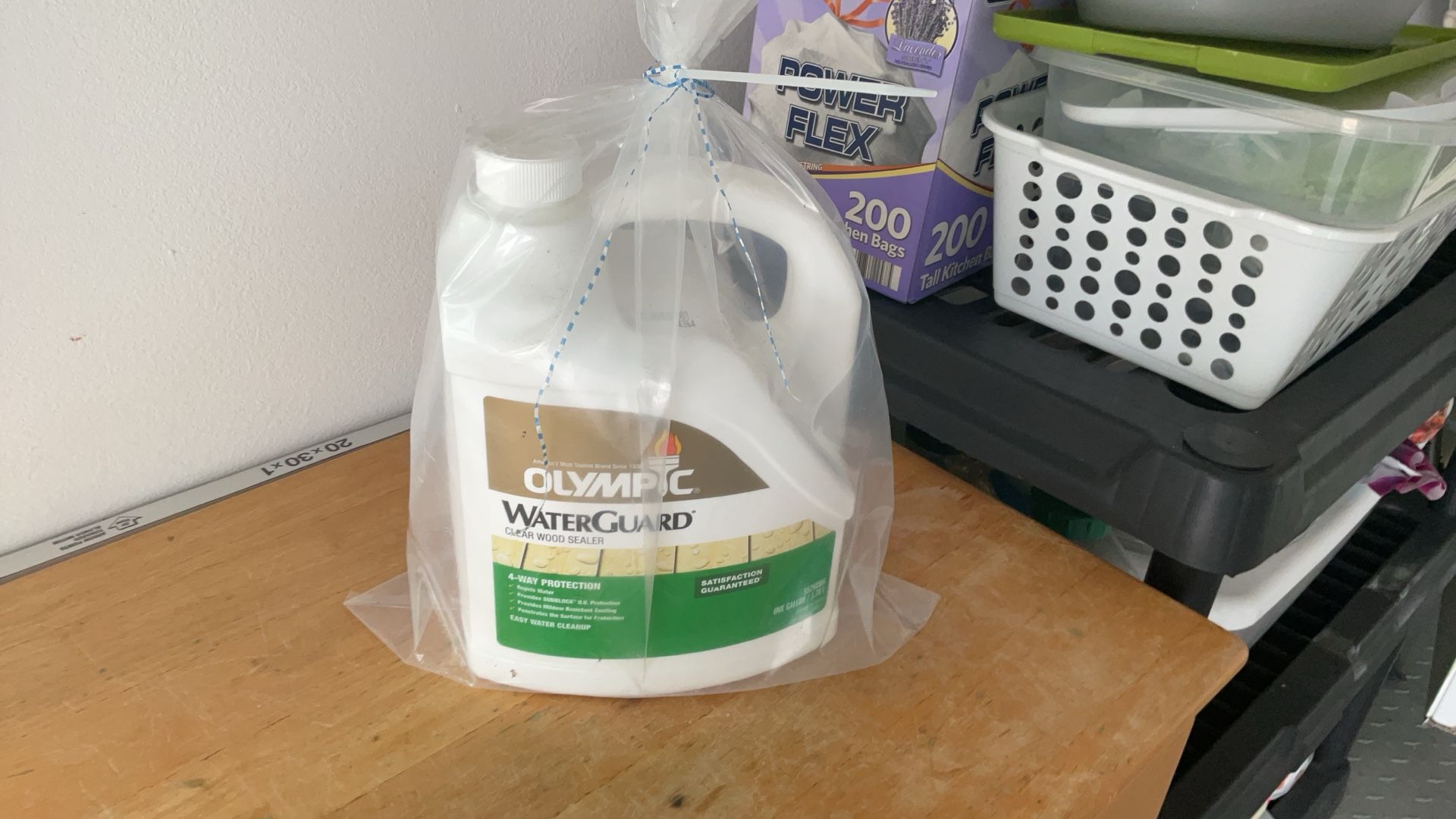 1 Gallon Clear Wood Stain New 