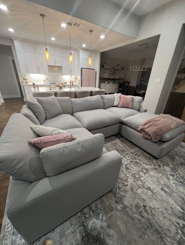 Super Comfy Modular Cloud Sectional