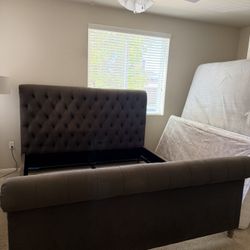 Restoration Hardware Bed Frame King 
