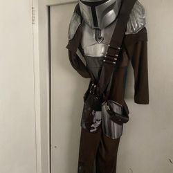 Star Wars Mandalorian Costume Boys 9/10 Years