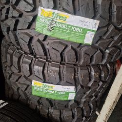 33/12/50/15/ MT $800  TBB NEW FOUR TIRES