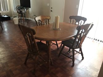 wooden dining table