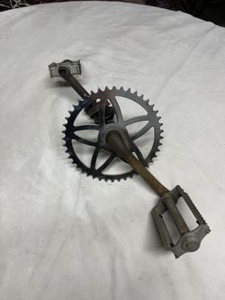 Vintage BMX Crank And Pedals