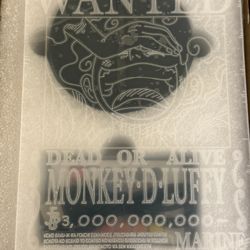 One Piece LED Sign