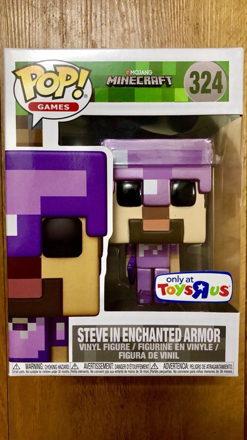 Minecraft Steve Enchanted Armor Pop Vinyl figure