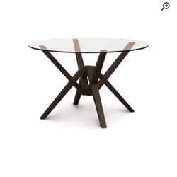 Round Glass Top Dining Table