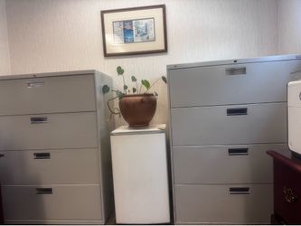 2 Lateral File Cabinets – Heavy Duty – Great Condition