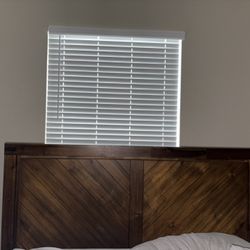 Brown Queen Bed frame