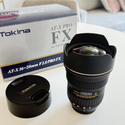 Tokina AT-X 16-28mm f/2.8 (1F) FX
