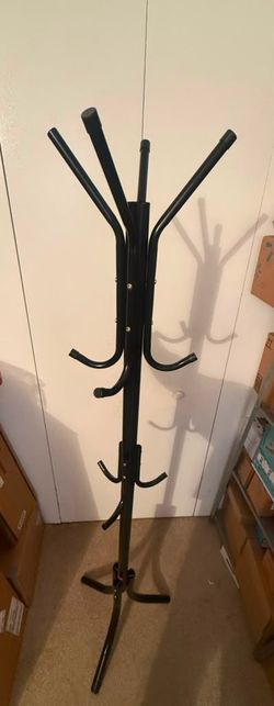 Tree Coat Rack Stand,Sturdy Freestanding Coat Rack with 8 Hooks,3 Adjustable Height for Child Adult,Wood Coat Stand Tree Fits Entryway Bedroom Office 