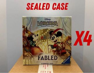 Disney Lorcana Fabled Trove Pack Set 9 Sealed Case