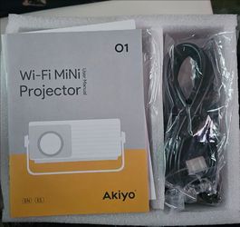 Akiyo Wi-Fi Mini Projector with Accessories