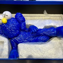 Kaws Time Off Blue Vinyl