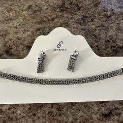 Women's Jewelry Choker Necklace - Black 