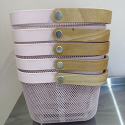 Pink Wire Basket