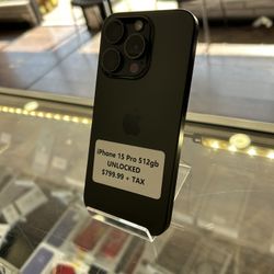 iPhone 15 Pro 512gb Unlocked 