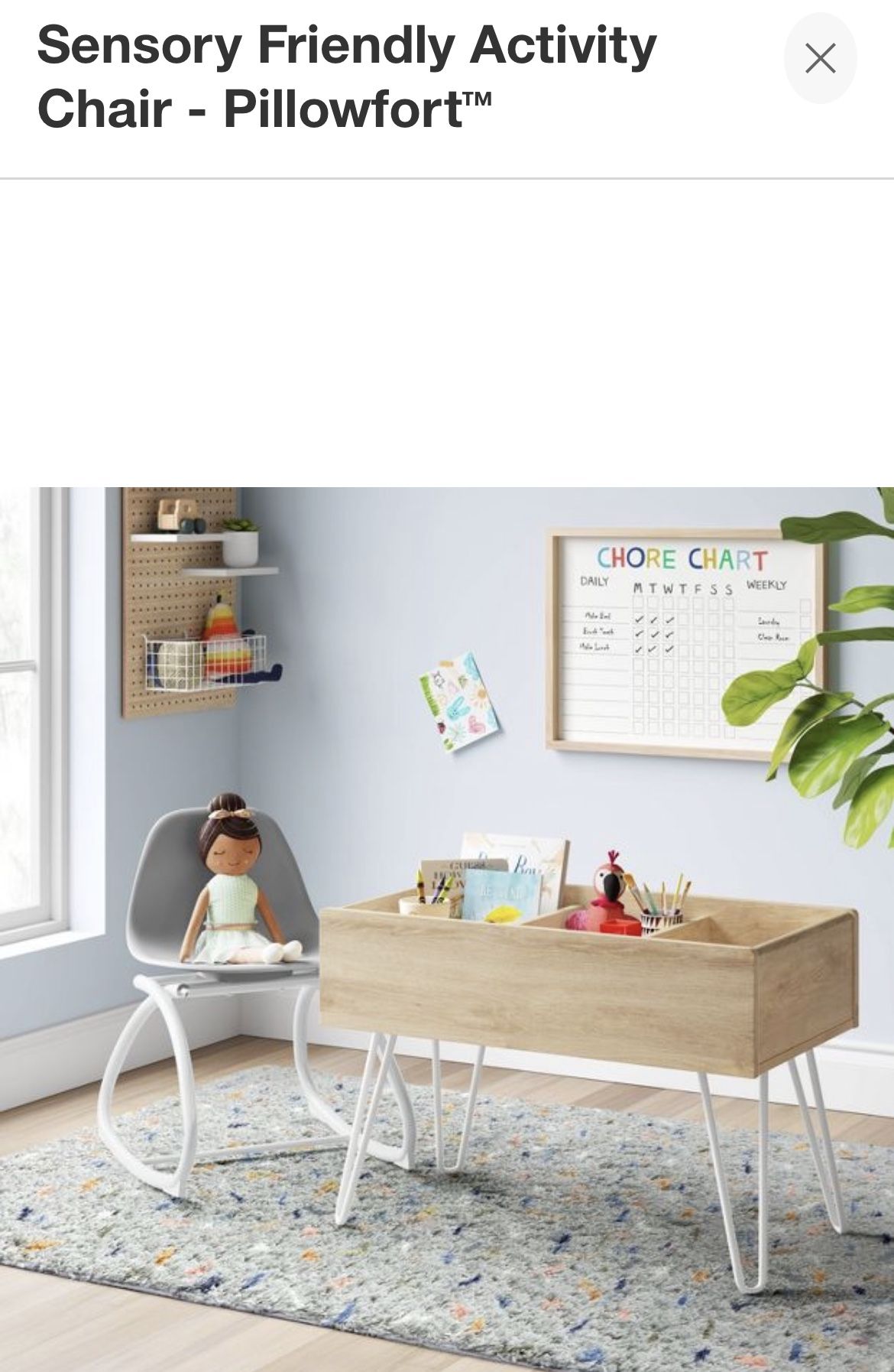 Pillow fort Rocking Activity Chair