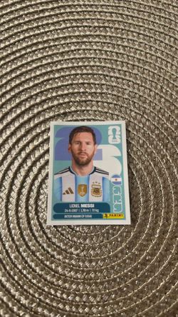 Messi panini sticker