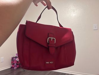 Nine West Red Satchel Handbag