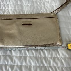 Kate Spade Gold Wristlet Purse Bag