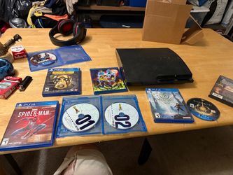PS3 with games