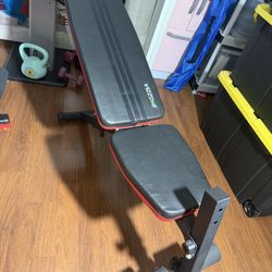 Adjustable Weight Bench (Bigzzia) – Incline/Flat Workout Bench