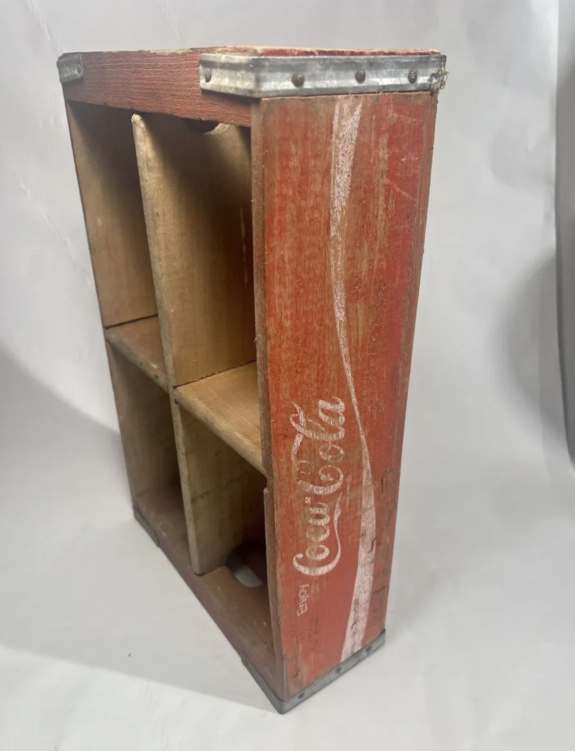 Vintage Wood 4-- 6PKS  Bottle Coca-Cola Coke Crate