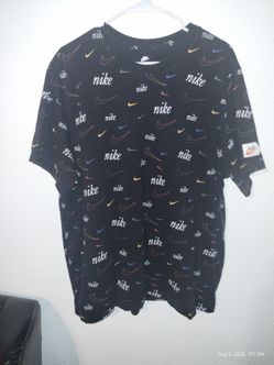 Nike Men's Logo Full Print Shirt