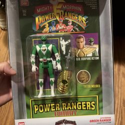 Brand New Sealed JDF Jason David Frank Morphin Green Ranger Tommy Legacy Collect