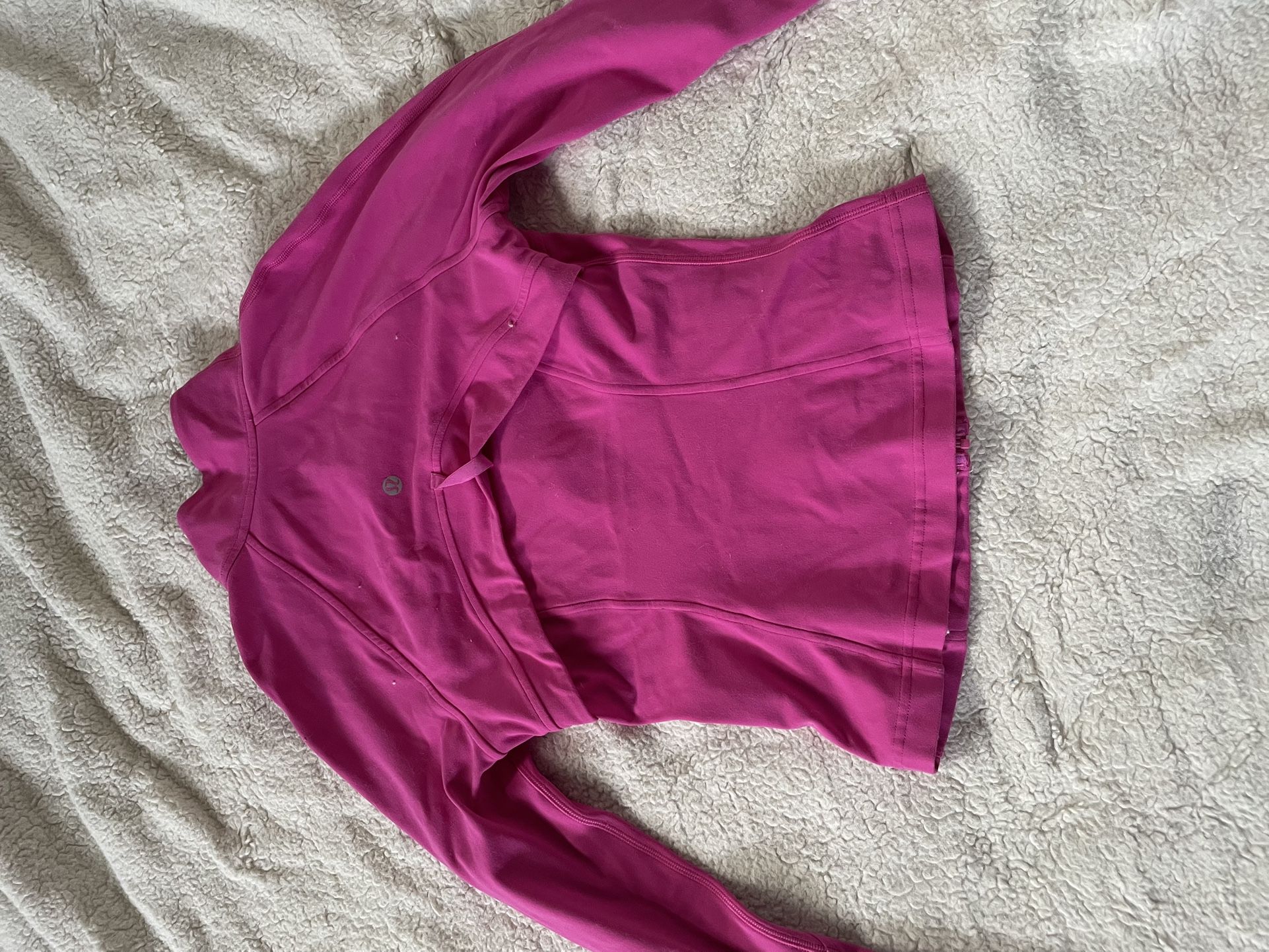 Pink Lululemon jacket size 4