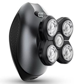 5D Head Shaver for Bald Men Wet Dry Electric Razor USB-C Gray