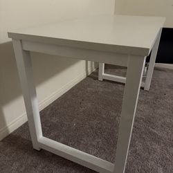 White Desk 48x24 Like New - Moving Must Sell