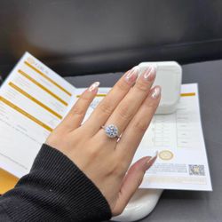 VVS1 moissanite engagement ring shipping only✅