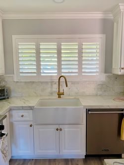 SAME DAY PRICING! Custom Interior Shutters- REAL WOOD, LIFETIME WARRANTY, Plantation Shutters, Window Treatments, Window Coverings, Persianas de Mader
