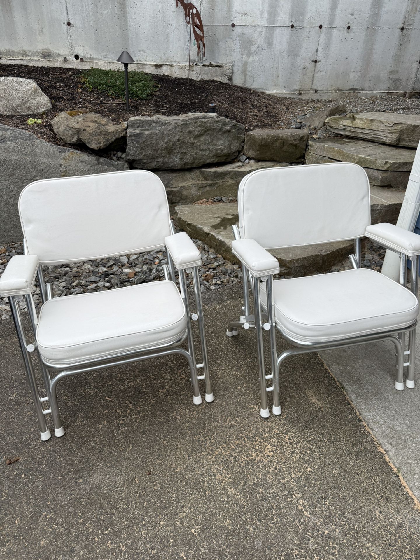 Aluminum Folding Boat Deck Chairs
