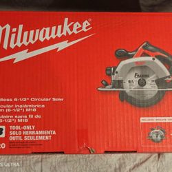 Milwaukee M18 6-1/2" Circular Saw New Original Tool Only 