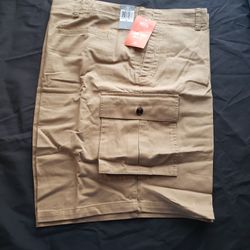 Dockers Big & Tall Cargo Shorts Khaki Size 52