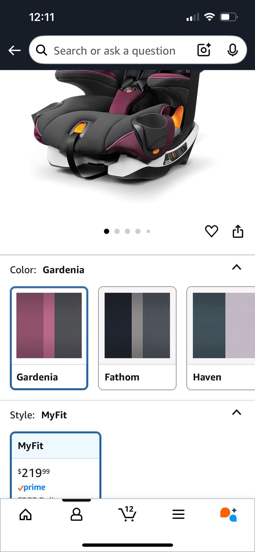 Toddler Car Seat From Italian Brand Chicco