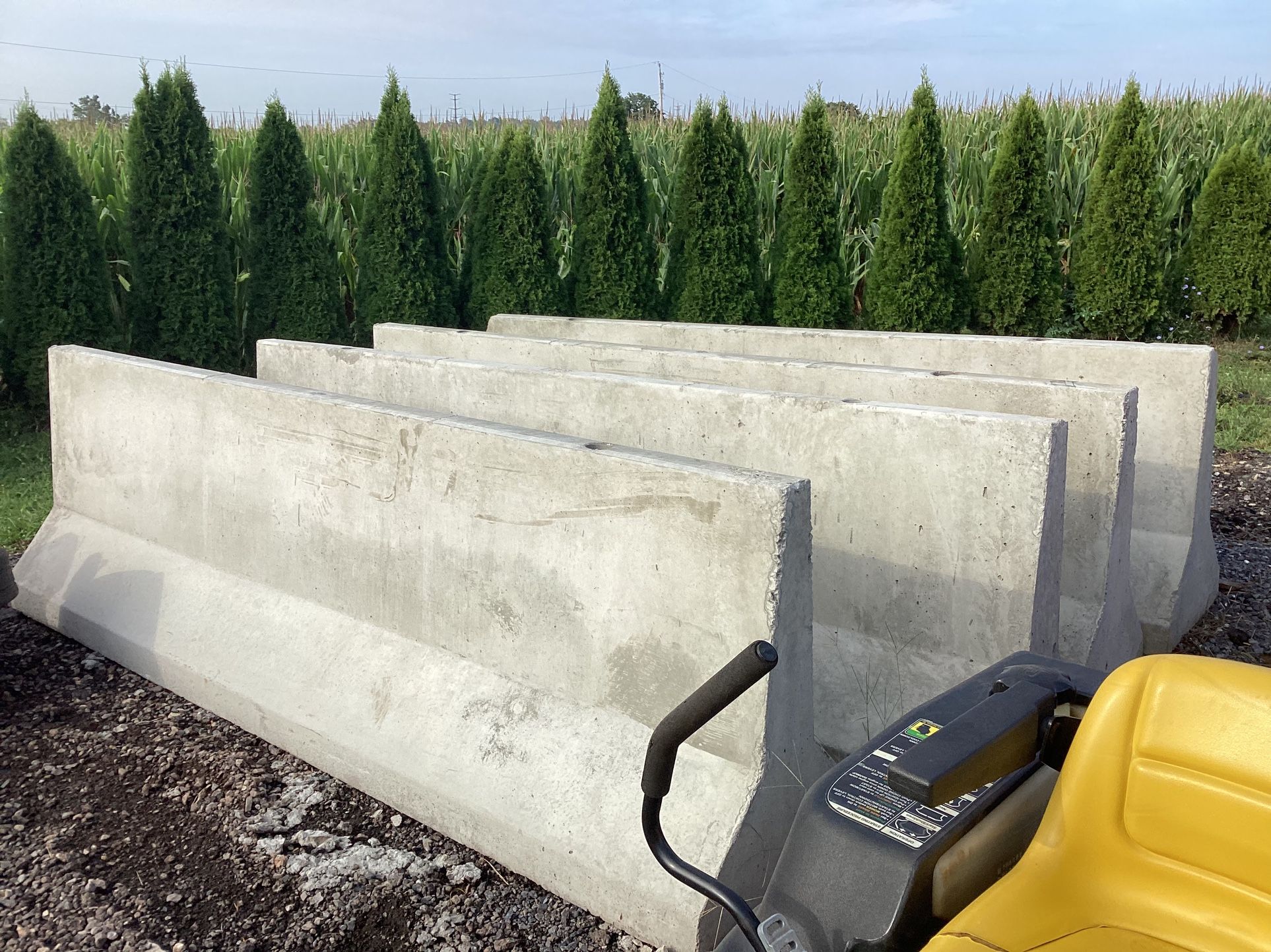 Cement Jersey Barriers
